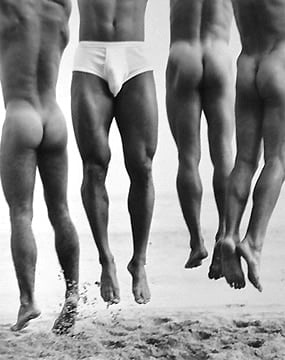 Herb Ritts, Jump, Paradise Cove, 1987
