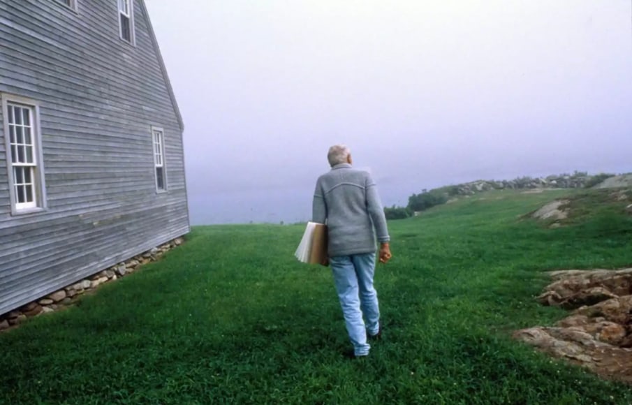 Harry Benson, Andrew Wyeth, Benner Island, Maine, 1996