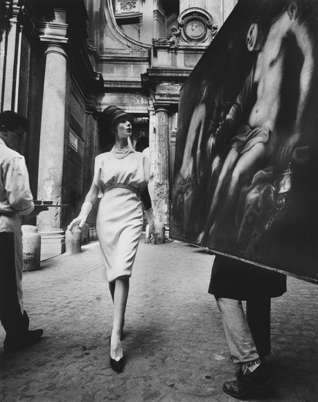 William Klein, Painting + Coffee: Simone D'Aillencourt, Fabiani, 1960