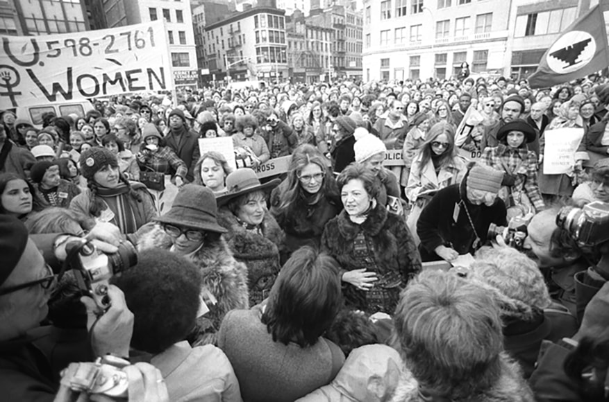 Harry Benson, Bella Abzug and Gloria Steinem, New York, 1975
