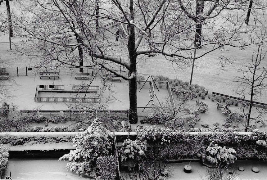 André Kertész, Washington Square Playground, 1961