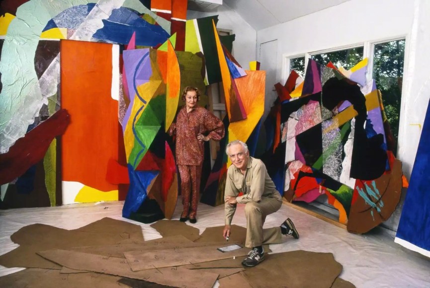 Harry Benson, Alexander and Tatiana Liberman, 1986