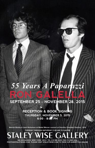 Ron Galella, Exhibition Invitation