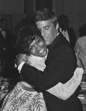 Ron Galella, Dionne Warwick and Burt Bacharach, Pierre Hotel, New York, 1968