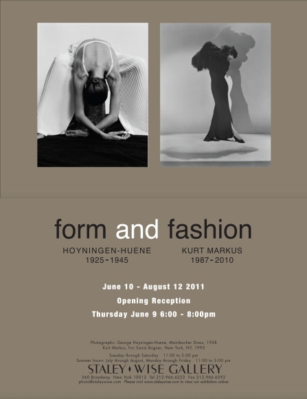 George Hoyningen-Huene and Kurt Markus, Exhibition Invitation