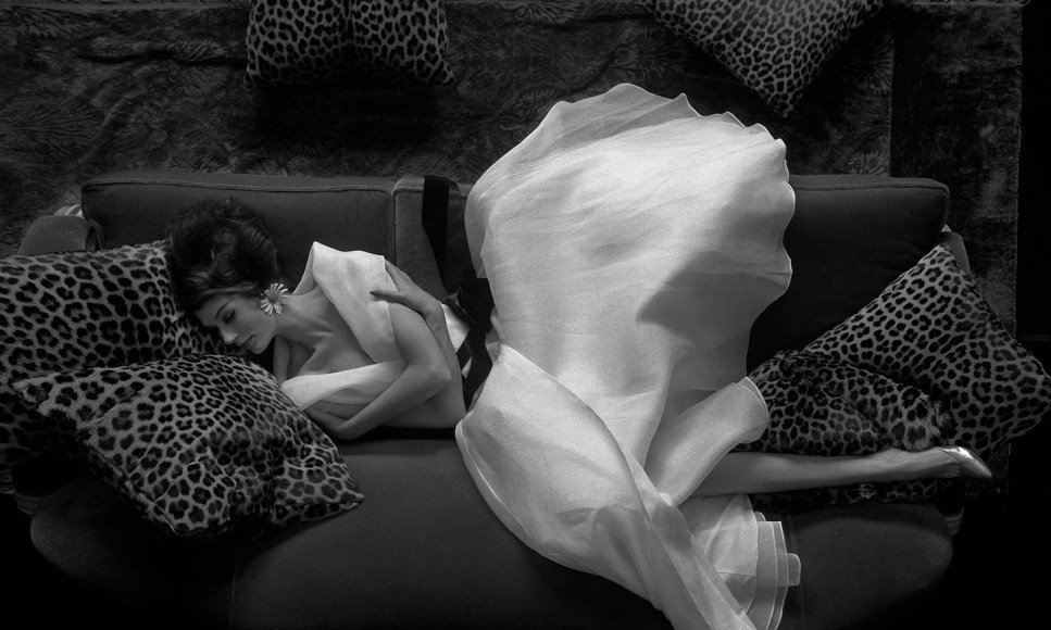 Melvin Sokolsky, Look Down: Simone, Harper’s Bazaar, 1960