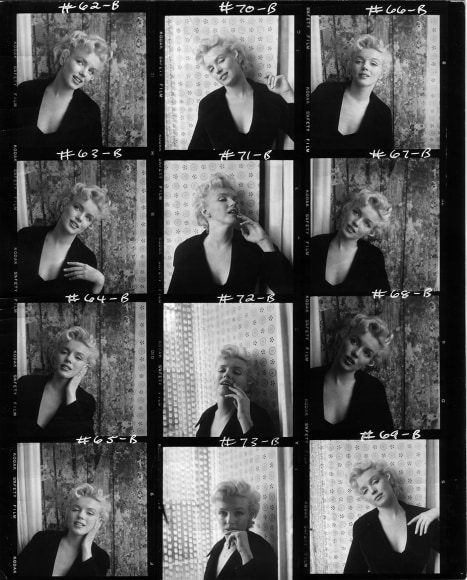 Cecil Beaton, Marilyn Monroe, New York, 1956 (Contact Sheet)