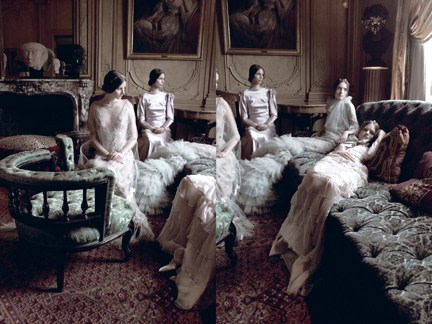 Deborah Turbeville, Models in Valentino, VOGUE Italia, 2011