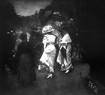 Edward Steichen, Grand Prix at Longchamp: After the races, Paris 1907