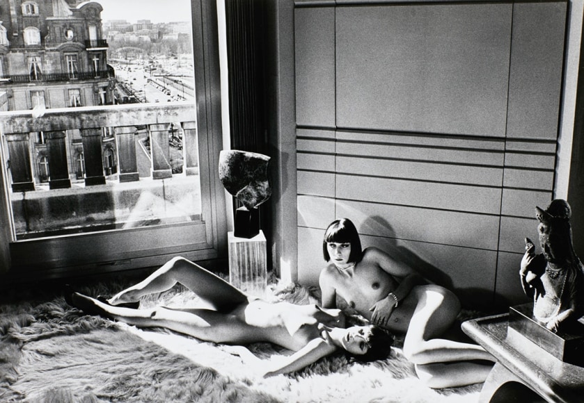 Helmut Newton, Mannequins Reclining, Quai d'Orsay, Paris, 1977
