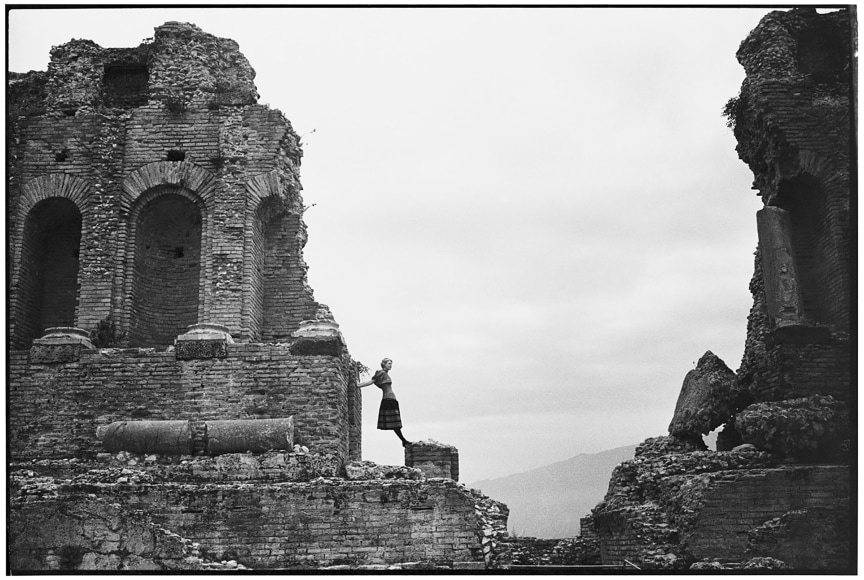Arthur Elgort, Amphitheater, Taormina, Sicily, 1989