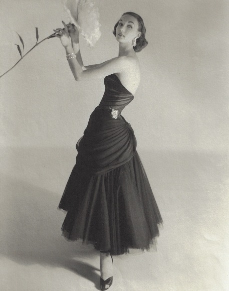 Horst, Evelyn Tripp in Charles James Dress, 1951