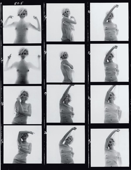 Bert Stern Marilyn Monroe, “The Last Sitting”, Contact print
