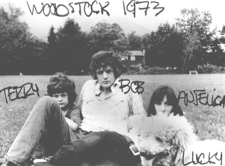 Norma Richardson Bob and Terry Richardson with Anjelica Houston, Woodstock, New York, 1973