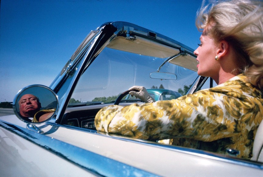 Lawrence Schiller, Tippi Hedren and Alfred Hitchcock, Los Angeles, 1962