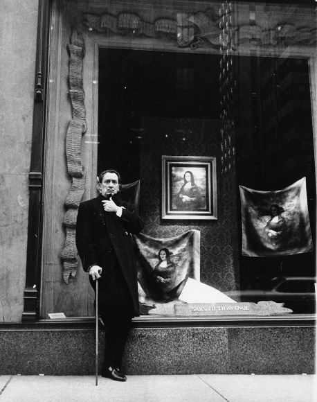Peter Basch, Salvador Dali in Front of Saks Fifth Avenue, 1965