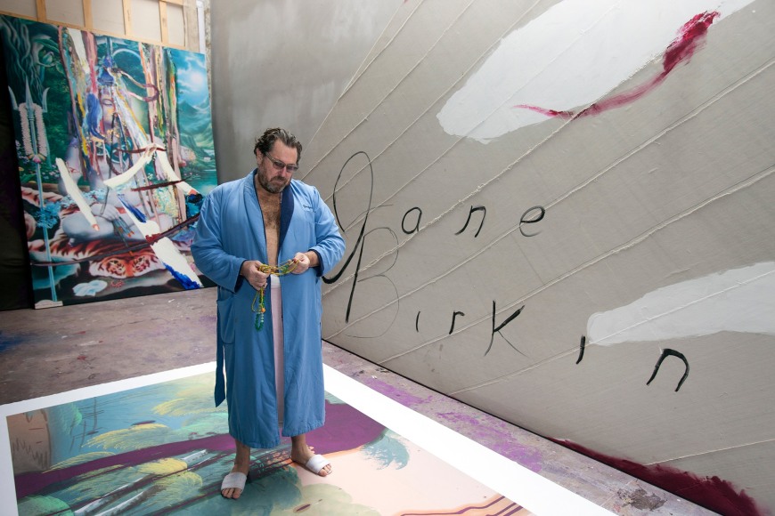 Harry Benson Julian Schnabel in his studio, Palazzo Chupi, New York, 2011