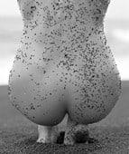 Herb Ritts, Female Nude With Black Sand, Hawaii 1989