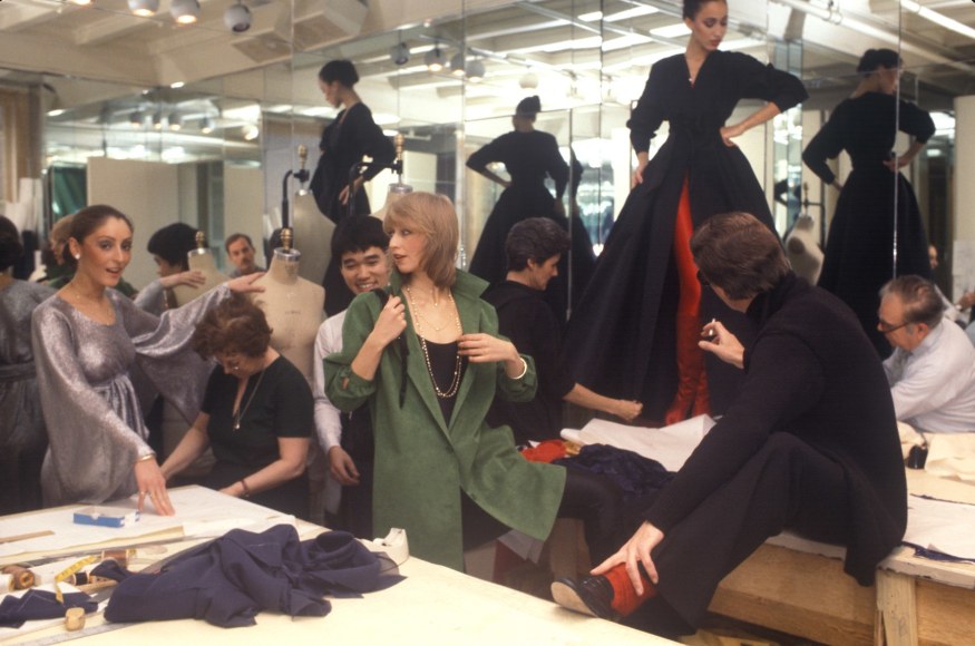 Harry Benson, Halston in his workroom, New York, 1977