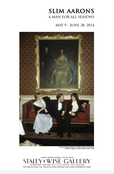 Slim Aarons, Exhibition Invitation