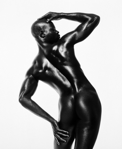 Herb Ritts, Djimon (Three Quarter Nude), Profile, Hollywood 1989