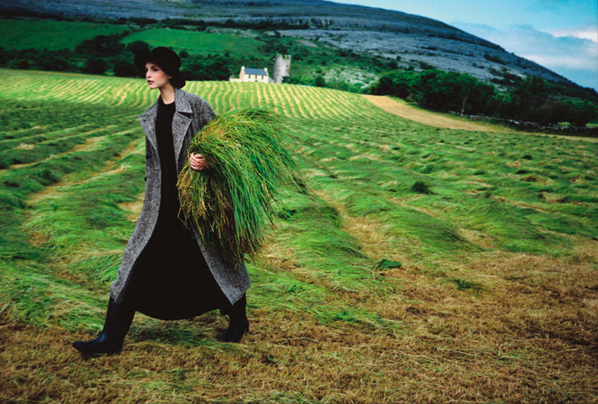 Arthur Elgort, Nadja Auermann, Ireland, 1993