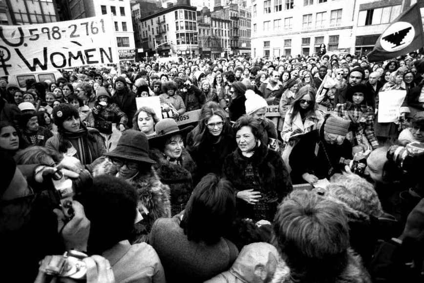 Harry Benson, Bella Abzug and Gloria Steinem, New York, 1975