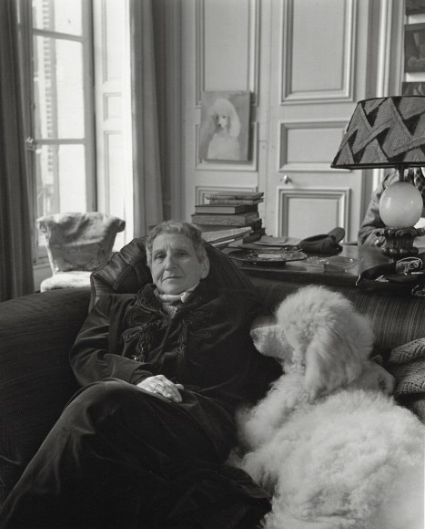 Horst P. Horst, Gertrude Stein with "Basket", Paris, 1946