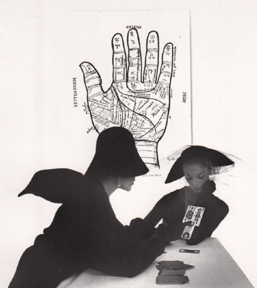Irving Penn, The Tarot Reader, Jean Patchett and Bridget Tichnot, New York, 1944