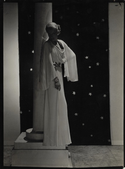 George Hoyningen-Huene, White Dress with Stars, 1934
