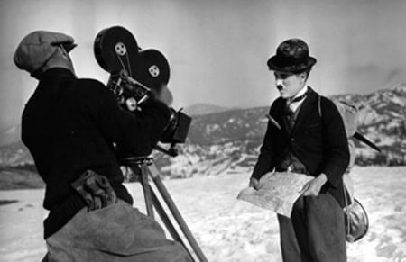 Stern, Charlie Chaplin in "The Gold Rush," 1925