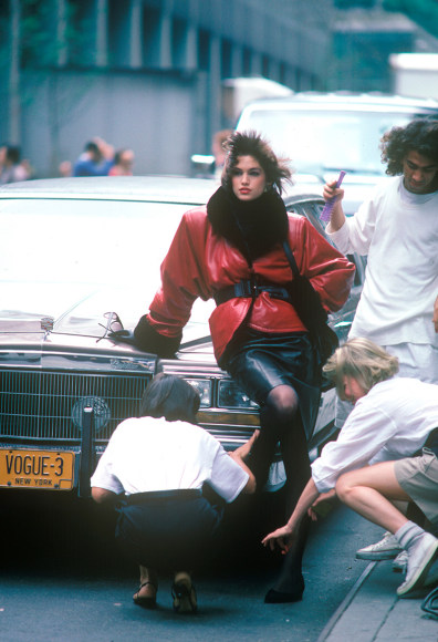 Harry Benson, Cindy Crawford, New York, 1985
