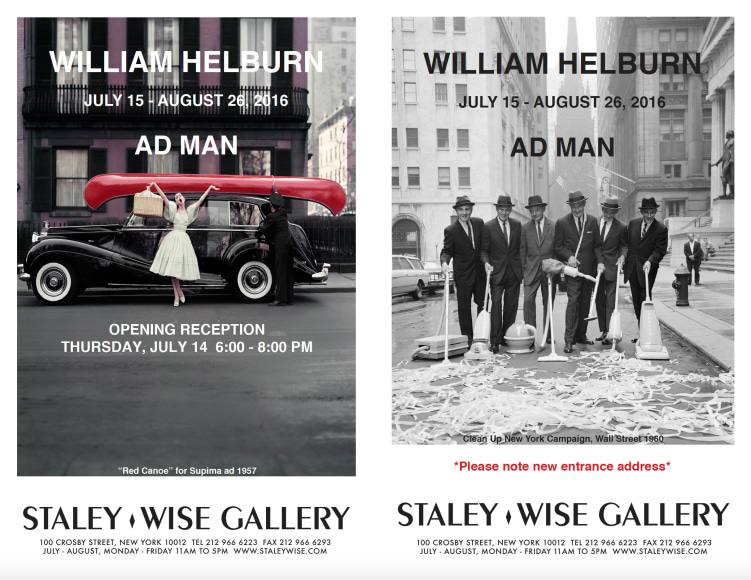William Helburn, Exhibition Invitation