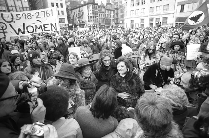 Harry Benson, Bella Abzug and Gloria Steinem, New York, 1975