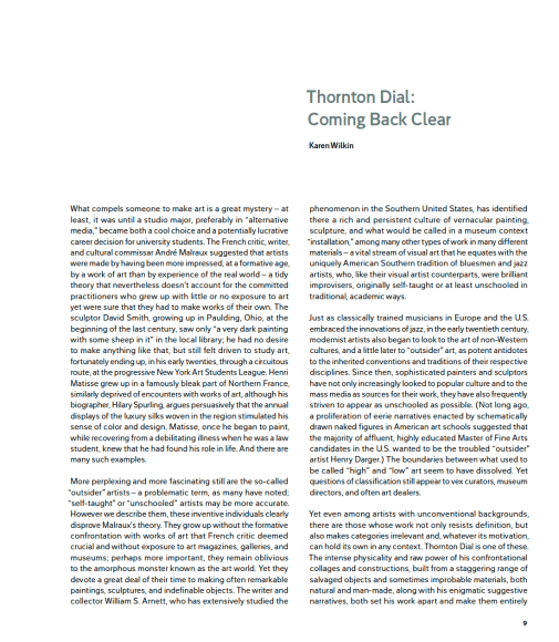 Thornton Dial: Viewpoint of the Foundry Man