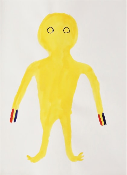 Kalapalo Tribe Amazonian Native Drawing, 1970-80