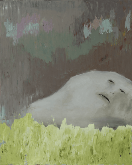 Joseph Tisiga Gray rock contemplating its ancestral obligation, 2020