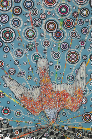 Fred Tomaselli (b. 1956), Untitled, 2021