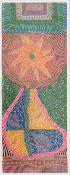 Domenico Zindato (b.1966), The Genuis&rsquo; Wheel Spinning Sacred Threads Needed to be Other, 2019