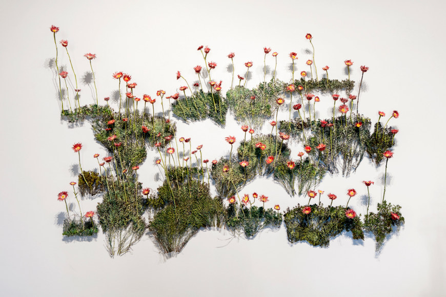 Harry Geffert (1934-2017), Momma&#039;s Flowers, Daddy&#039;s Weeds (wall), 2015