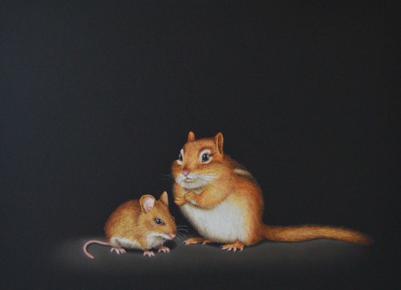 Isabelle du Toit, Chipmunk and Mouse, 2020
