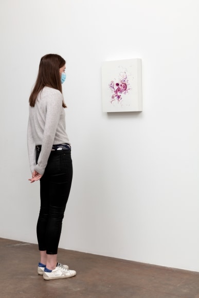 Becca Booker, Purples and Oranges, 2019