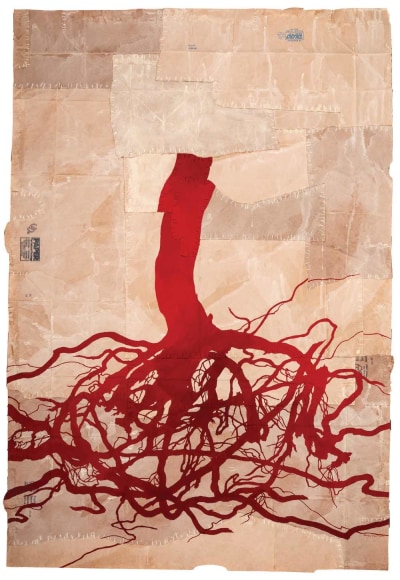 Maysey Craddock, Stitching Sand and Sea, 2013