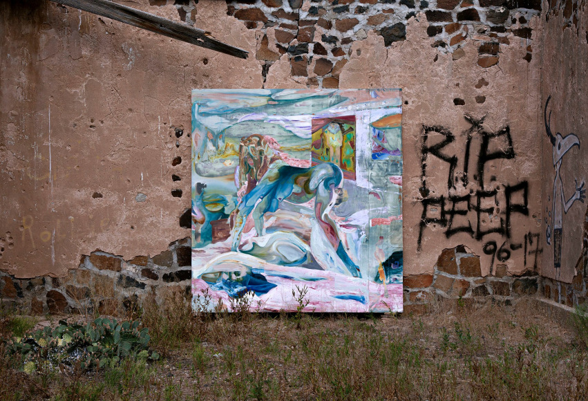 Installation view:&nbsp;Abandoned School,&nbsp;2020, New Mexico. Image courtesy of Joshua Hagler.&nbsp;, &nbsp;