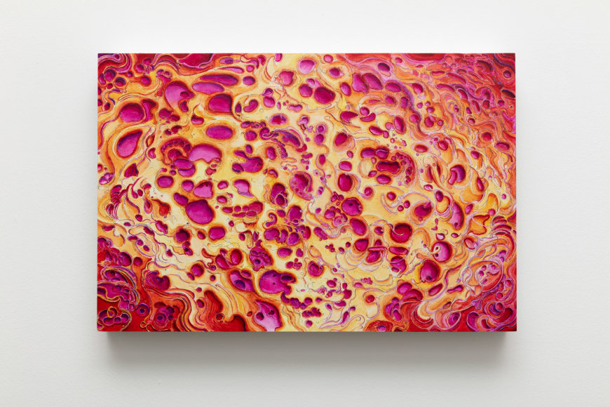 Becca Booker, Magenta and Orange, 2020