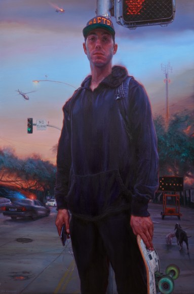 Vincent Valdez, The New Americans #2 (Mr. Checkpoint), 2021