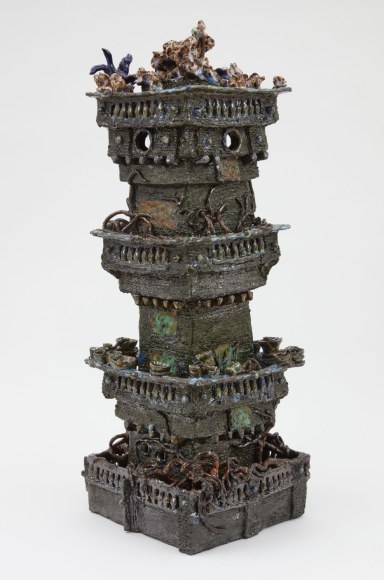 Up and Up The Crane Tower, 2020 , Side view