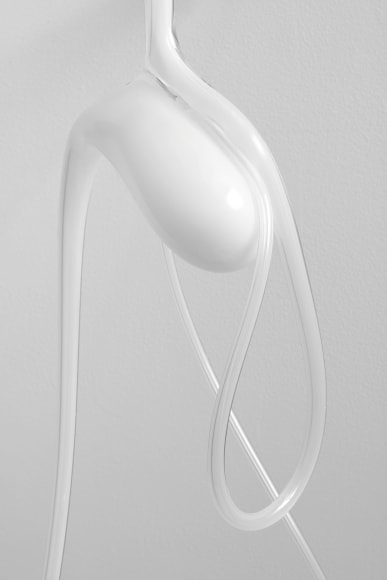 Ivana Ba&scaron;ić Breath seeps through her tightly closed mouth | Position II, Swelling #1, 2020