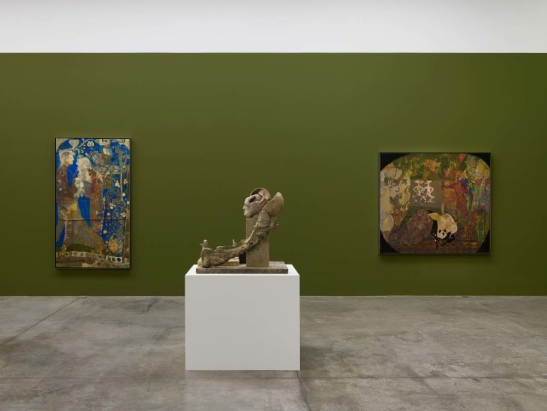 TARWUK, Posadila sam kost u zimskom vrtu, White Cube, London, 2023, Installation View.