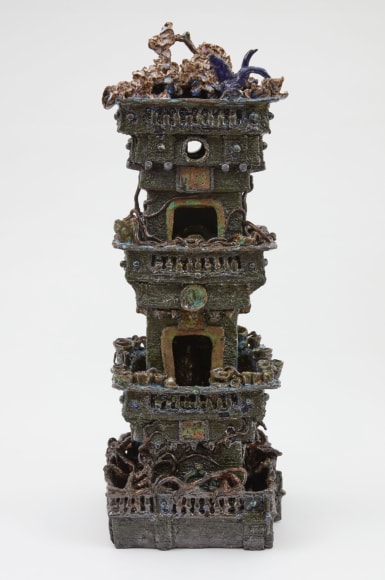 Up and Up The Crane Tower, 2020 , Ceramic 